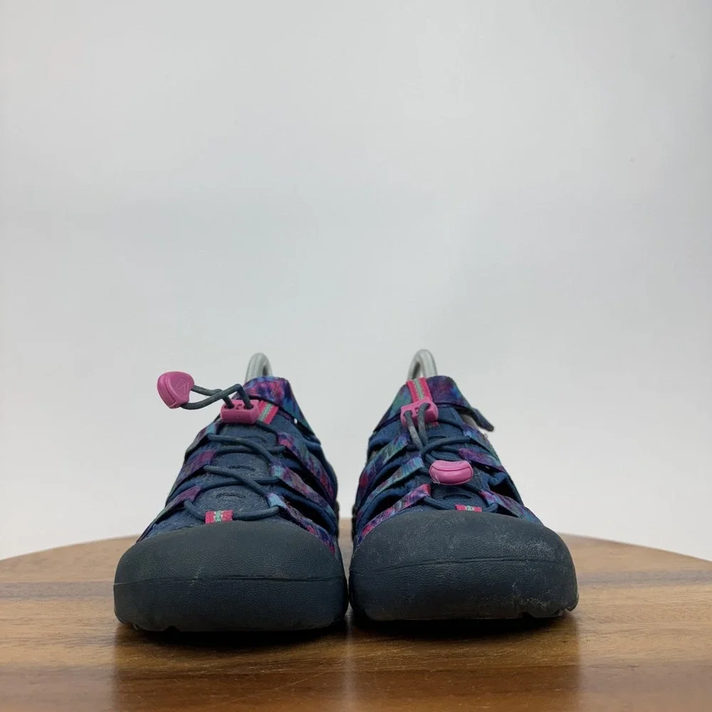 Childrens Big Kids Keen Newport H2 Waterproof Blue Shoes‎ Sandals Size 4 Y GUC